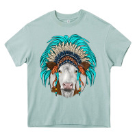 Arona simmental indian headdress Heavy Core Tee - JahusDesignShop