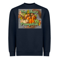 Navy hey there pumpkin mouse pad Heavyweight Sweatshirt - BundleAndBundleShop