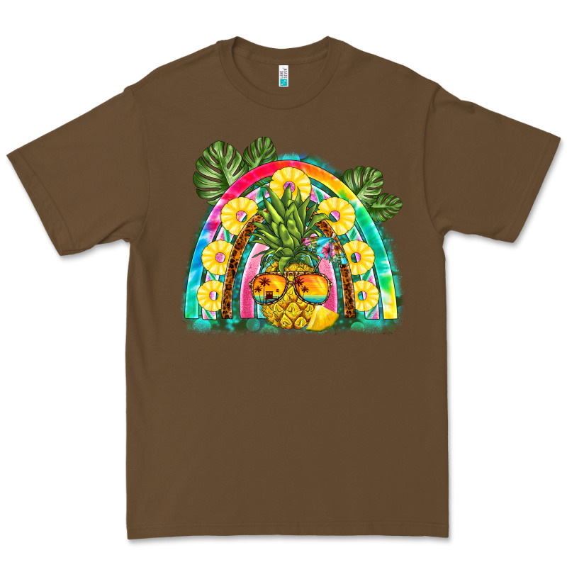 Pineapple Rainbow Premium Tee by BarkalooDesign | Teevron