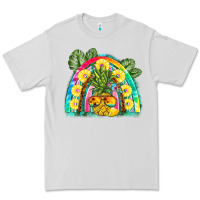 Dove Grey pineapple rainbow Premium Tee - BarkalooDesign