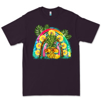 Plum pineapple rainbow Premium Tee - BarkalooDesign