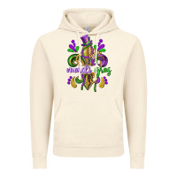 Vintage Artic mardi gras fleur de lis Vintage Hoodie - CowGirlArtShop