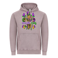 Vintage Zinc mardi gras fleur de lis Vintage Hoodie - CowGirlArtShop