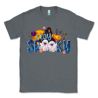 Charcoal Heather Stay Spooky Classic Tee - texasbilliewilder