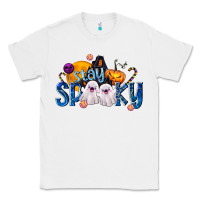 White Stay Spooky Classic Tee - texasbilliewilder