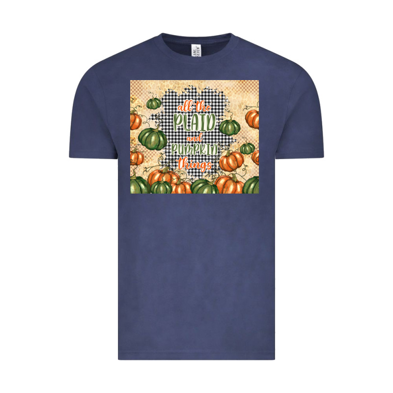 All The Plaid And Pumpkin Things Vintage Tee by TumblerDesignByShophia | Teevron