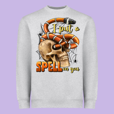 I Put A Spell On You Heavyweight Sweatshirt Designed By Bundleandbundleshop