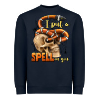 Navy i put a spell on you Heavyweight Sweatshirt - BundleAndBundleShop