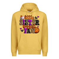 Antique Gold little sister biggest fan basketball Premium Hoodie - Jasminsmagicworld