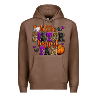 Chestnut little sister biggest fan basketball Premium Hoodie - Jasminsmagicworld