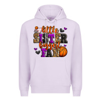 Lilac little sister biggest fan basketball Premium Hoodie - Jasminsmagicworld