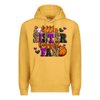 Mustard little sister biggest fan basketball Premium Hoodie - Jasminsmagicworld