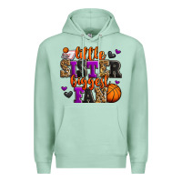 Seafoam little sister biggest fan basketball Premium Hoodie - Jasminsmagicworld