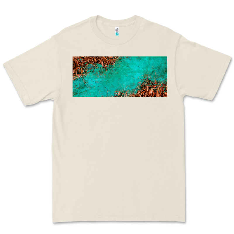 Tooled Leather Turquoise Glitter 11oz Mug Premium Tee by Jasminsmagicworld | Teevron