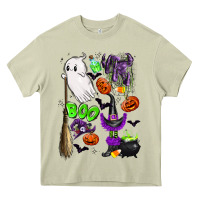 Mossy cute ghost Heavy Core Tee - LillyAllenDesigns