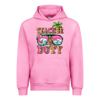 Fuchsia Pink teacher off duty Urban Hoodie - AdoDesignShop