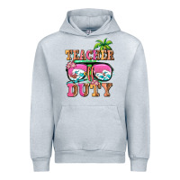 Heather Grey teacher off duty Urban Hoodie - AdoDesignShop