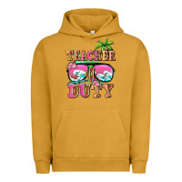 Pigment Peanut Butter teacher off duty Urban Hoodie - AdoDesignShop