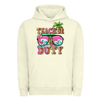 Pigment Pistachio teacher off duty Urban Hoodie - AdoDesignShop