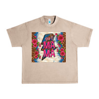 French Oak girl mama thunder with flowers Urban Heavy Tee - TumblerDesignByShophia