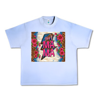 Grape Ice girl mama thunder with flowers Urban Heavy Tee - TumblerDesignByShophia