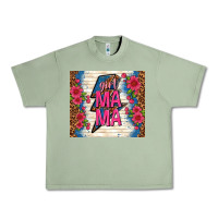 Oil Green girl mama thunder with flowers Urban Heavy Tee - TumblerDesignByShophia