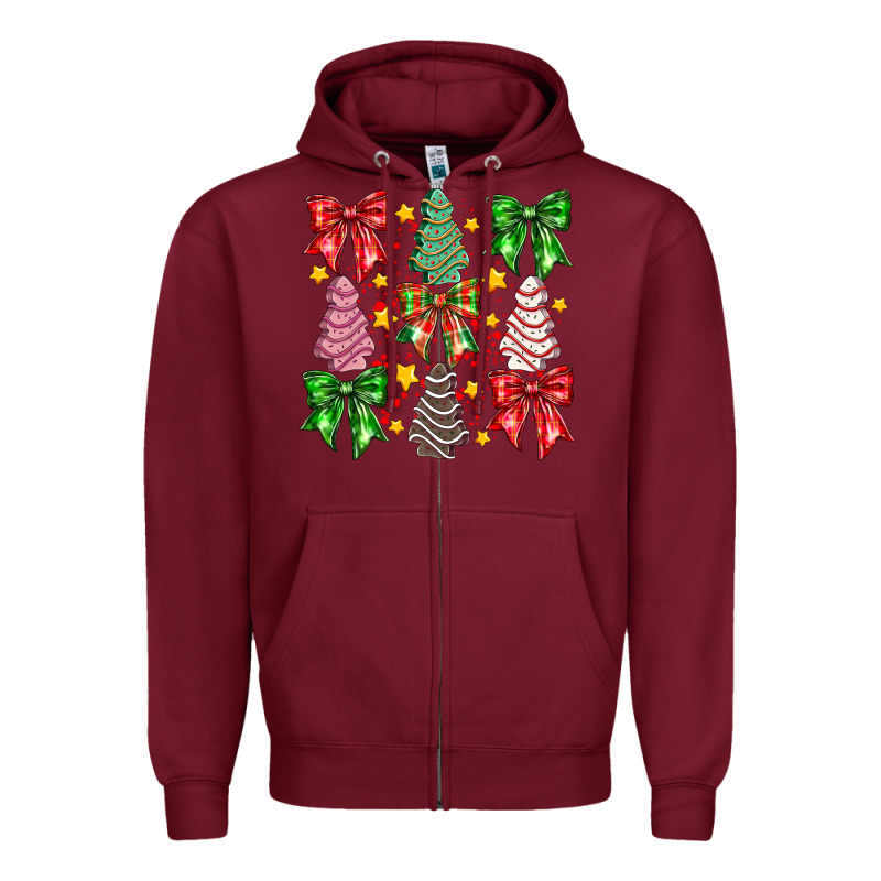 Festive Holiday Decor Zipper Hoodie by CowhideDigitalArt | Teevron