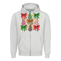 Dove Grey festive holiday decor Zipper Hoodie - CowhideDigitalArt