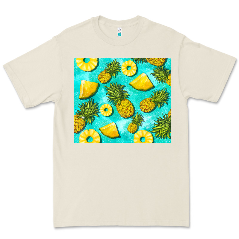 Blue Pineapple Premium Tee by BarkalooDesign | Teevron