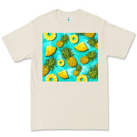 Bone blue pineapple Premium Tee - BarkalooDesign