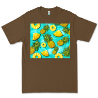 Cacao blue pineapple Premium Tee - BarkalooDesign