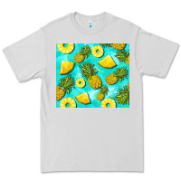 Dove Grey blue pineapple Premium Tee - BarkalooDesign