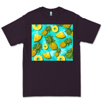 Plum blue pineapple Premium Tee - BarkalooDesign