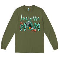 Army Green lacrose mom Long Sleeve Tee - Jasminsmagicworld