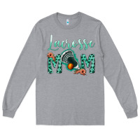 Heather Grey lacrose mom Long Sleeve Tee - Jasminsmagicworld