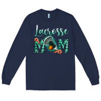 Navy lacrose mom Long Sleeve Tee - Jasminsmagicworld