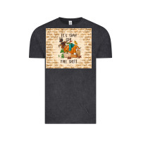 Vintage Black it's time for fall shit Vintage Tee - TumblerDesignByShophia