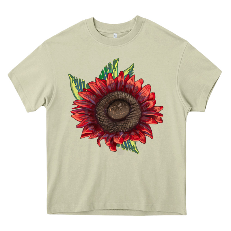 Procut Red Sunflower Heavy Core Tee by LillyAllenDesigns | Teevron