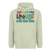 Matcha just a girl who loves sea turtle Heavyweight Hoodie - Artiststas