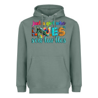 Sage just a girl who loves sea turtle Heavyweight Hoodie - Artiststas
