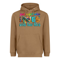 Toasted Coconut just a girl who loves sea turtle Heavyweight Hoodie - Artiststas