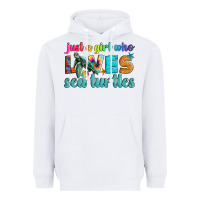 White just a girl who loves sea turtle Heavyweight Hoodie - Artiststas
