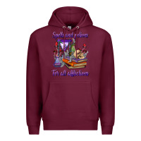 Burgundy spells and potions for all afflictions Premium Hoodie - BundleAndBundleShop
