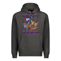 Charcoal Heather spells and potions for all afflictions Premium Hoodie - BundleAndBundleShop