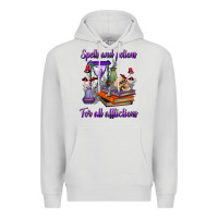 Dove Grey spells and potions for all afflictions Premium Hoodie - BundleAndBundleShop