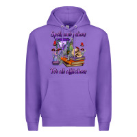 Purple spells and potions for all afflictions Premium Hoodie - BundleAndBundleShop