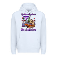 White spells and potions for all afflictions Premium Hoodie - BundleAndBundleShop