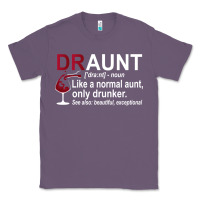 Lavender Funny Drunk Aunt Definition DRAUNT Gift For Auntie Classic Tee - minhPixels