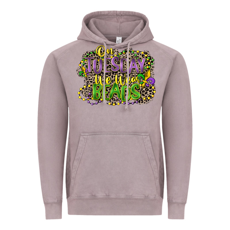 On Tuesday We Wear Beads Vintage Hoodie by CowGirlArtShop | Teevron