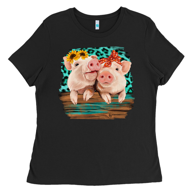 Cute Couple Pigs Ladies Tee by Bettercallsaul | Teevron